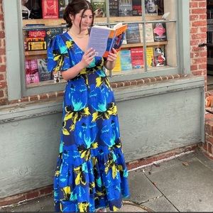 Christopher John Rogers Preppy Maxi Dress